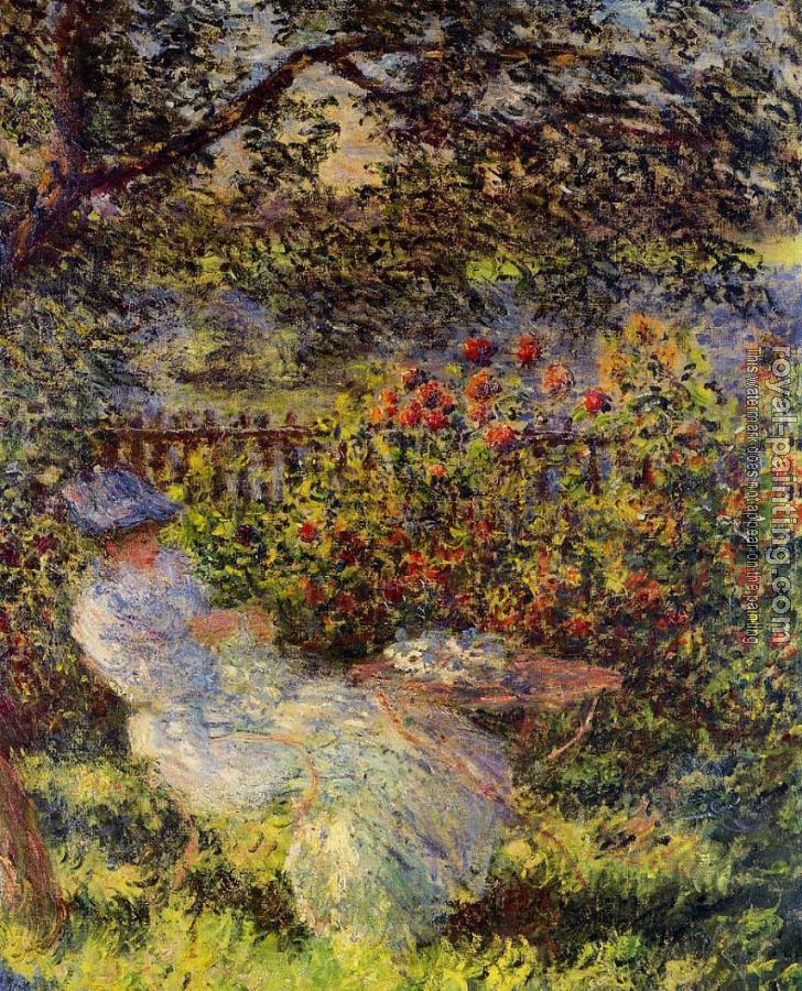 Claude Oscar Monet : Alice Hoschede in the Garden